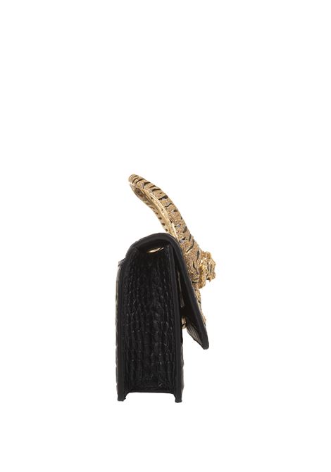 Borsa a Spalla Roar Piccola Nera Con Tigri Gioiello ROBERTO CAVALLI | SKB025-PZ97505051